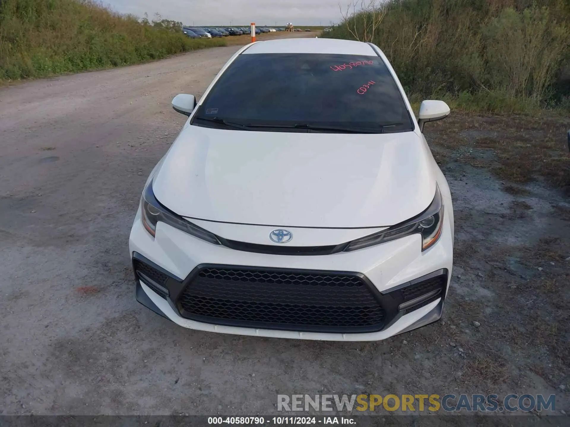 12 fotografías del automóvil dañado JTDS4MCEXMJ079656 TOYOTA COROLLA 2021