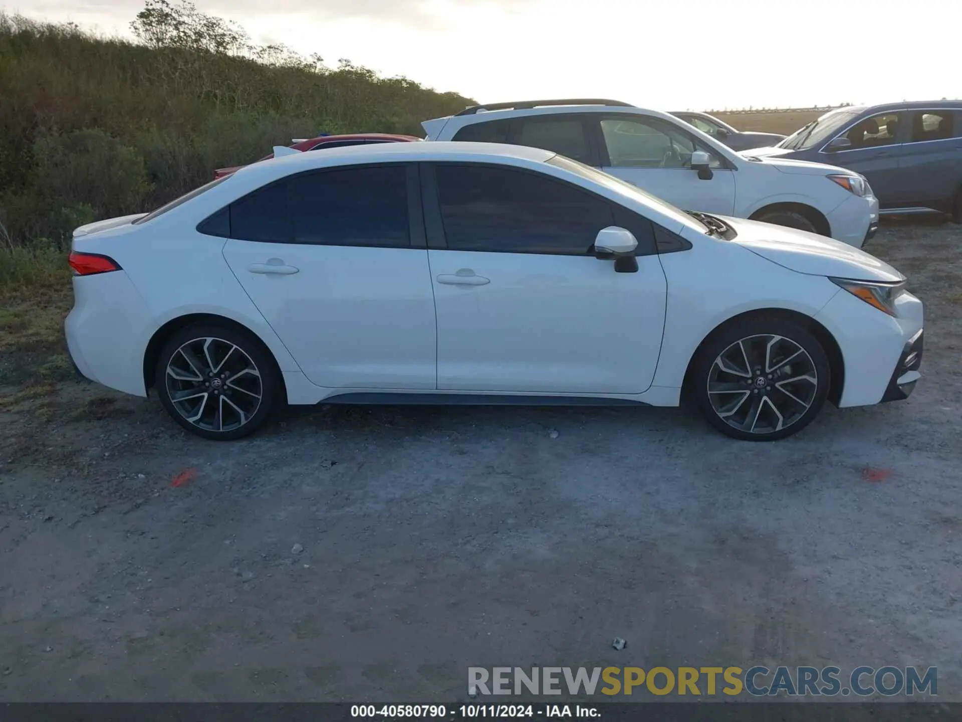 13 fotografías del automóvil dañado JTDS4MCEXMJ079656 TOYOTA COROLLA 2021
