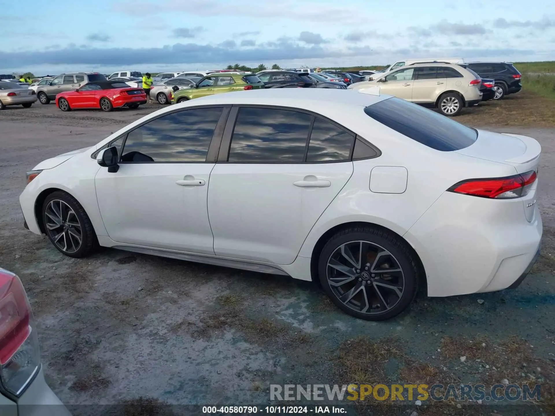 14 fotografías del automóvil dañado JTDS4MCEXMJ079656 TOYOTA COROLLA 2021