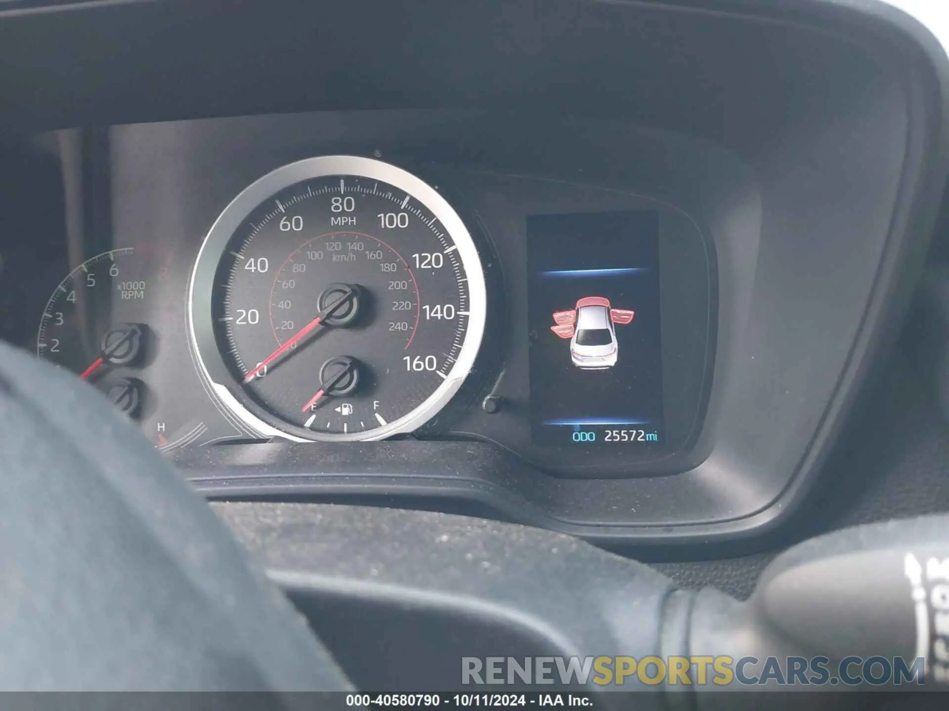 7 fotografías del automóvil dañado JTDS4MCEXMJ079656 TOYOTA COROLLA 2021