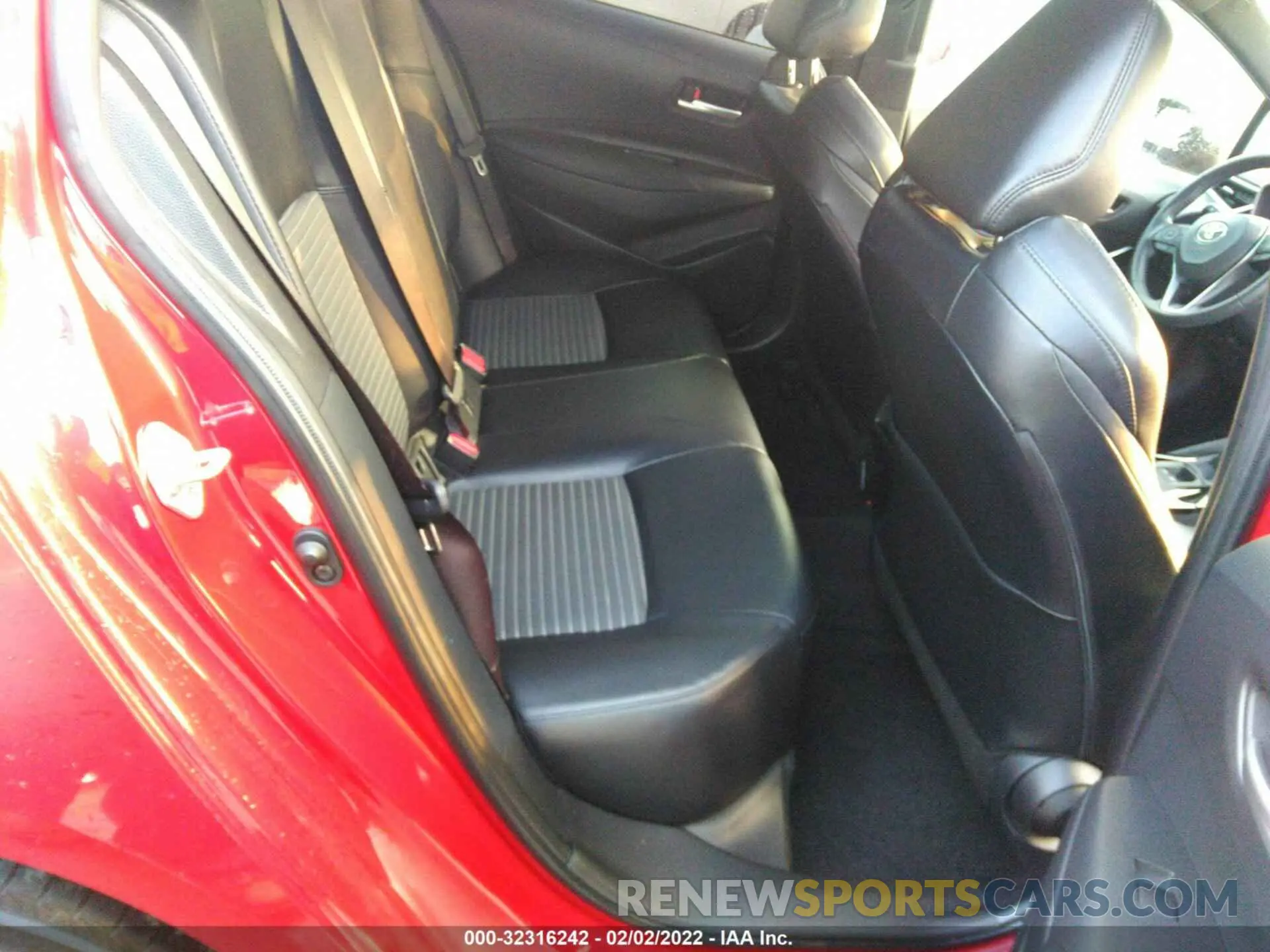 8 fotografías del automóvil dañado JTDT4MCE1MJ057887 TOYOTA COROLLA 2021