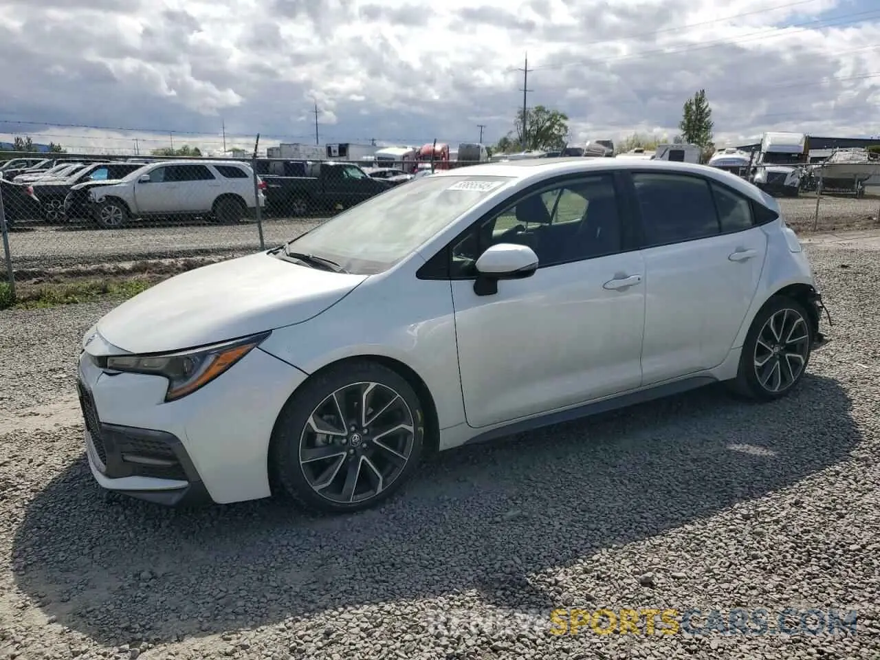 1 fotografías del automóvil dañado JTDT4MCE4MJ058791 TOYOTA COROLLA 2021
