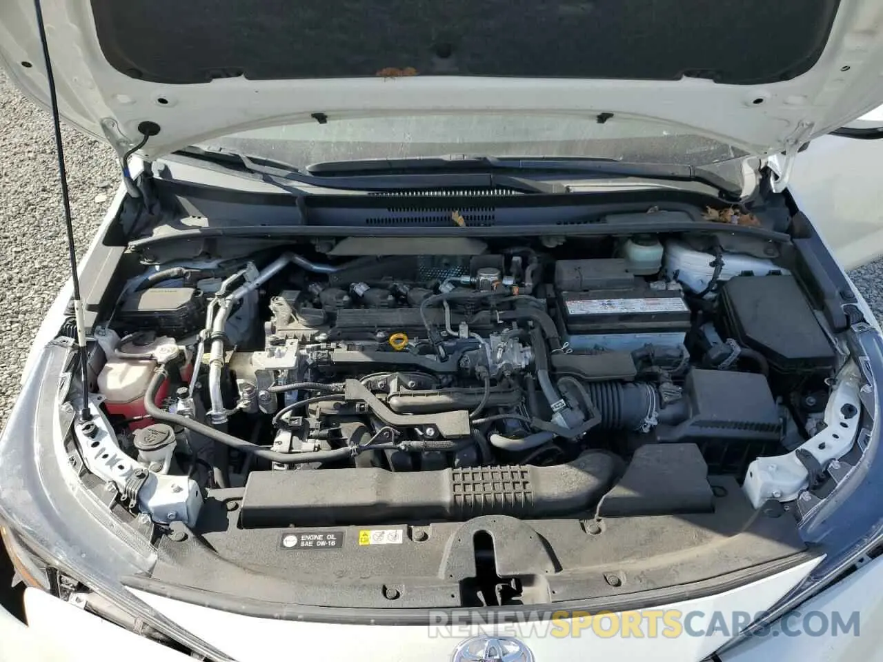 11 fotografías del automóvil dañado JTDT4MCE4MJ058791 TOYOTA COROLLA 2021