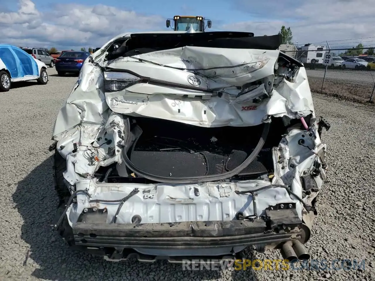 6 fotografías del automóvil dañado JTDT4MCE4MJ058791 TOYOTA COROLLA 2021