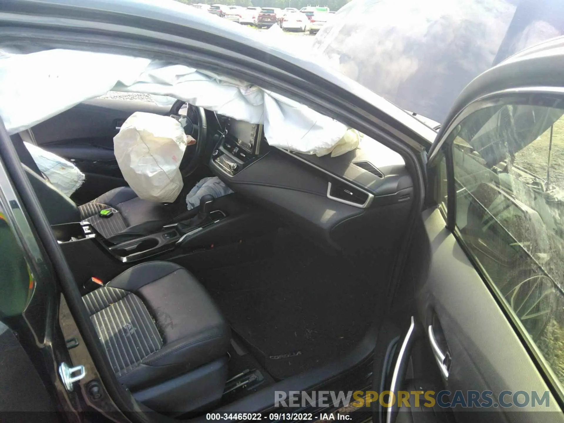 5 fotografías del automóvil dañado JTDT4MCE8MJ058714 TOYOTA COROLLA 2021