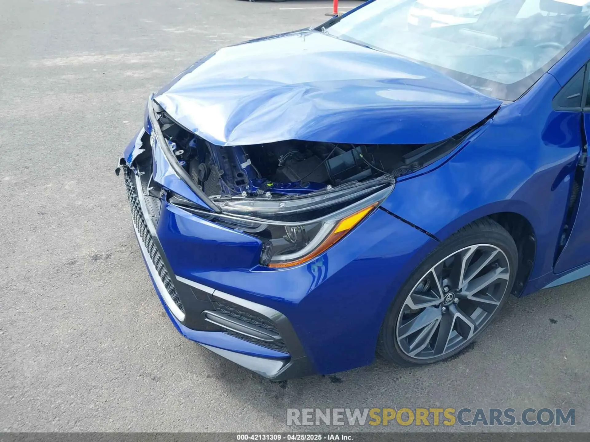 17 fotografías del automóvil dañado JTDT4MCE9MJ073030 TOYOTA COROLLA 2021