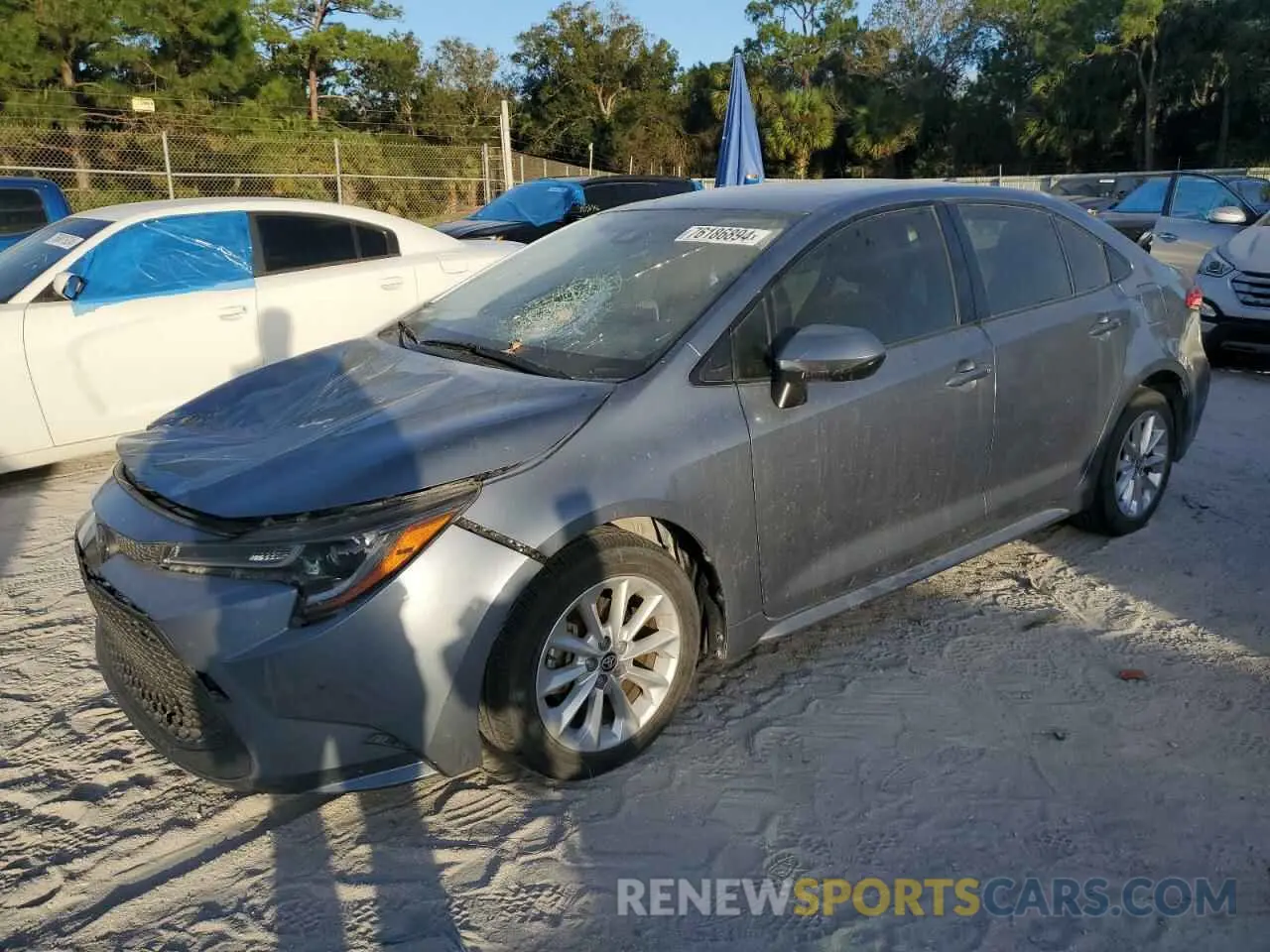 1 fotografías del automóvil dañado JTDVPMAE2MJ121759 TOYOTA COROLLA 2021