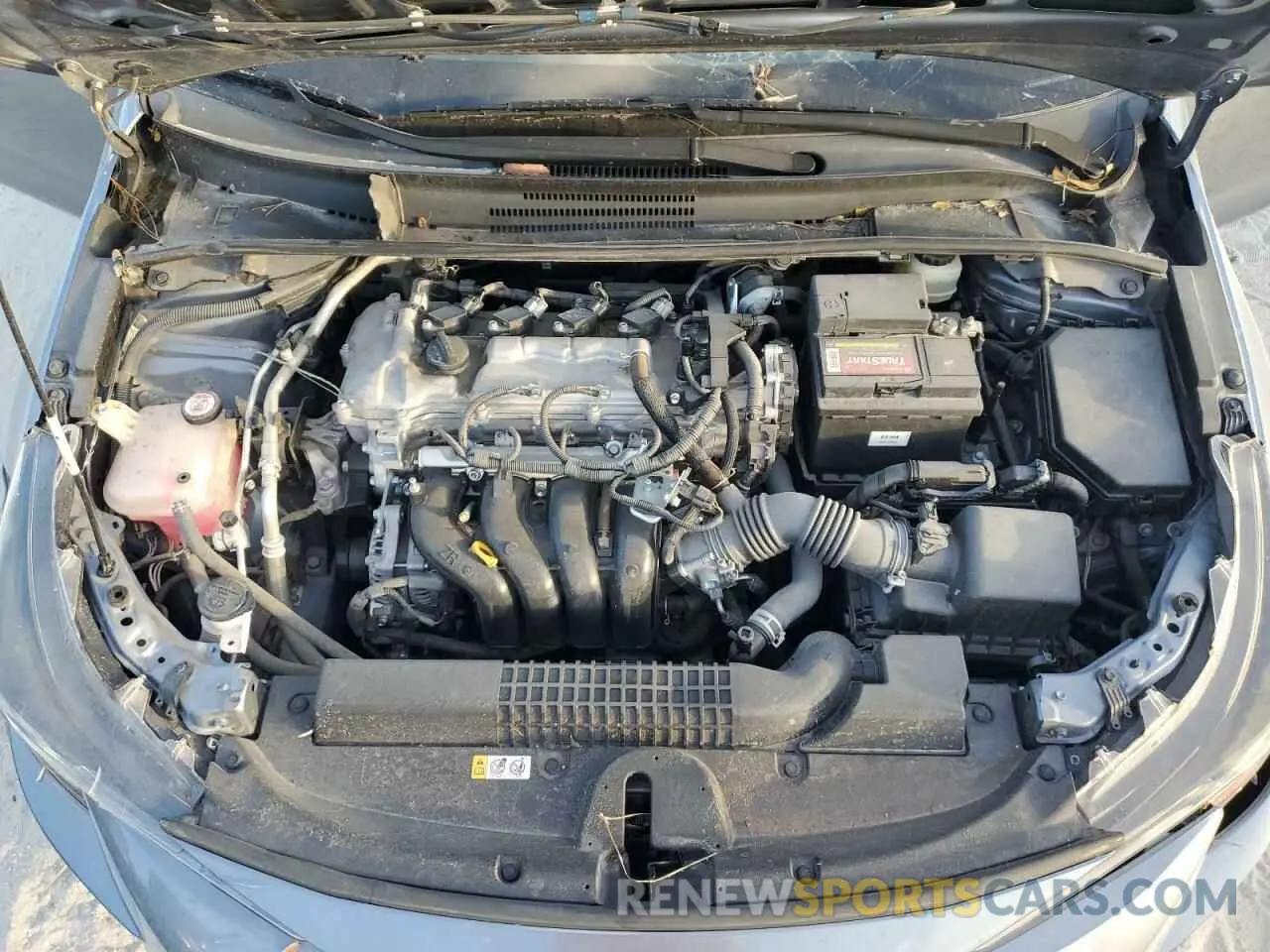 11 fotografías del automóvil dañado JTDVPMAE2MJ121759 TOYOTA COROLLA 2021