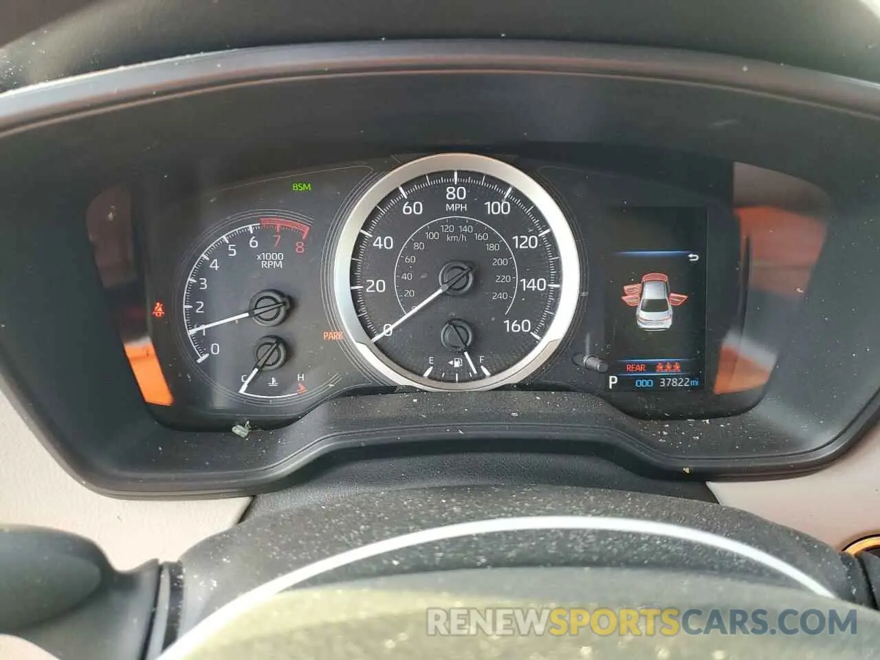 9 fotografías del automóvil dañado JTDVPMAE2MJ121759 TOYOTA COROLLA 2021