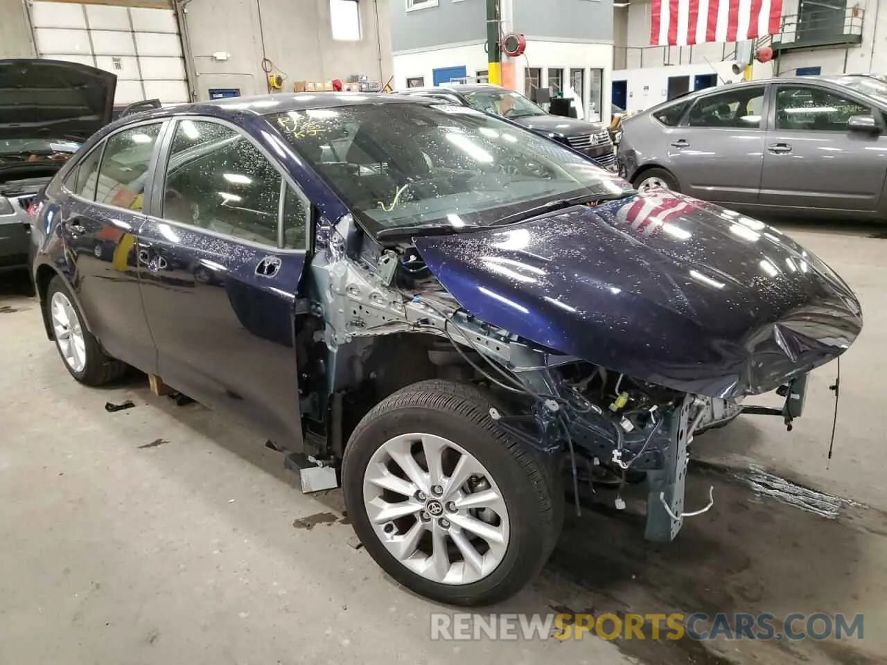 1 fotografías del automóvil dañado JTDVPMAE2MJ133605 TOYOTA COROLLA 2021