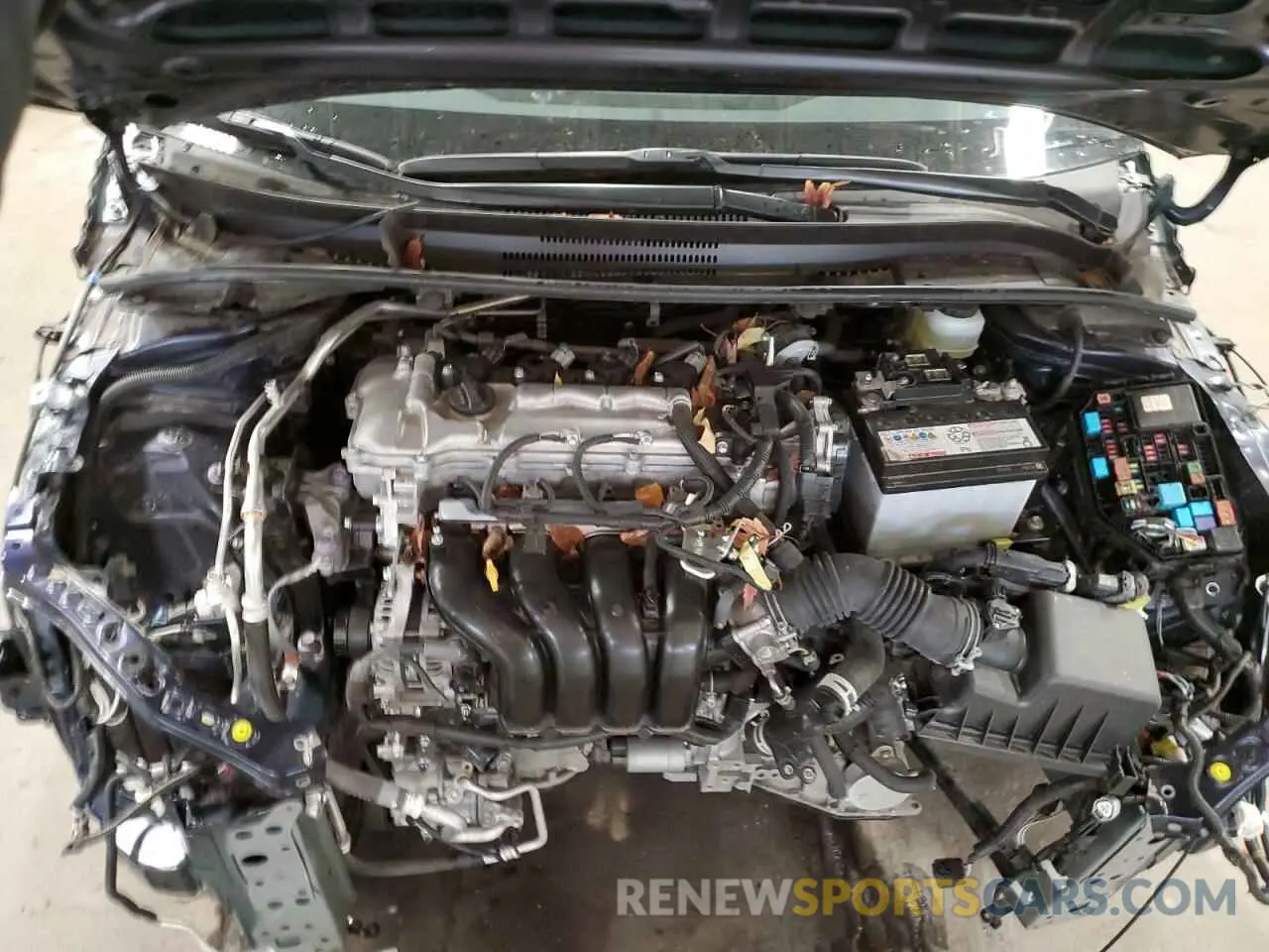 7 fotografías del automóvil dañado JTDVPMAE2MJ133605 TOYOTA COROLLA 2021