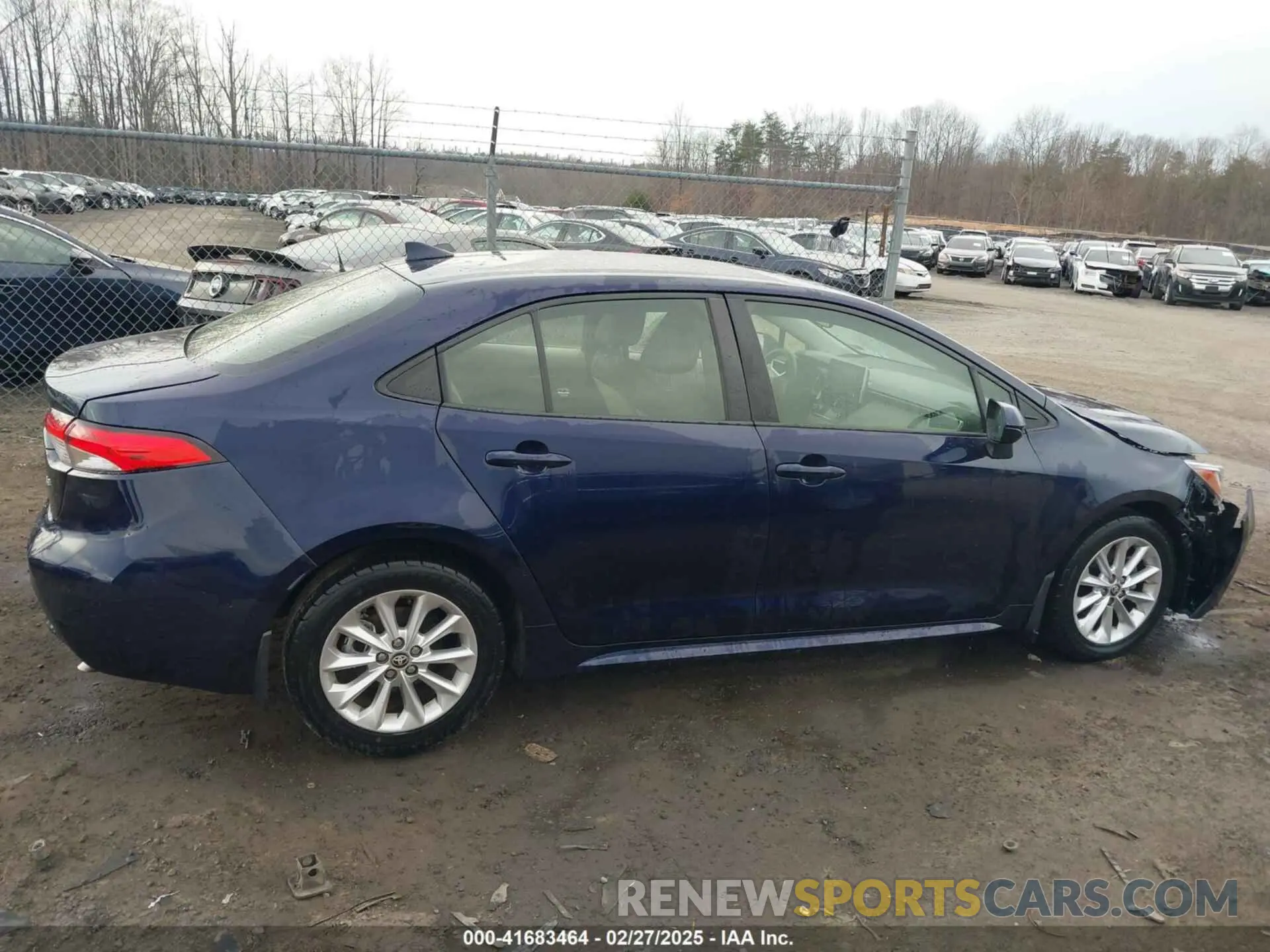 14 fotografías del automóvil dañado JTDVPMAE2MJ155121 TOYOTA COROLLA 2021