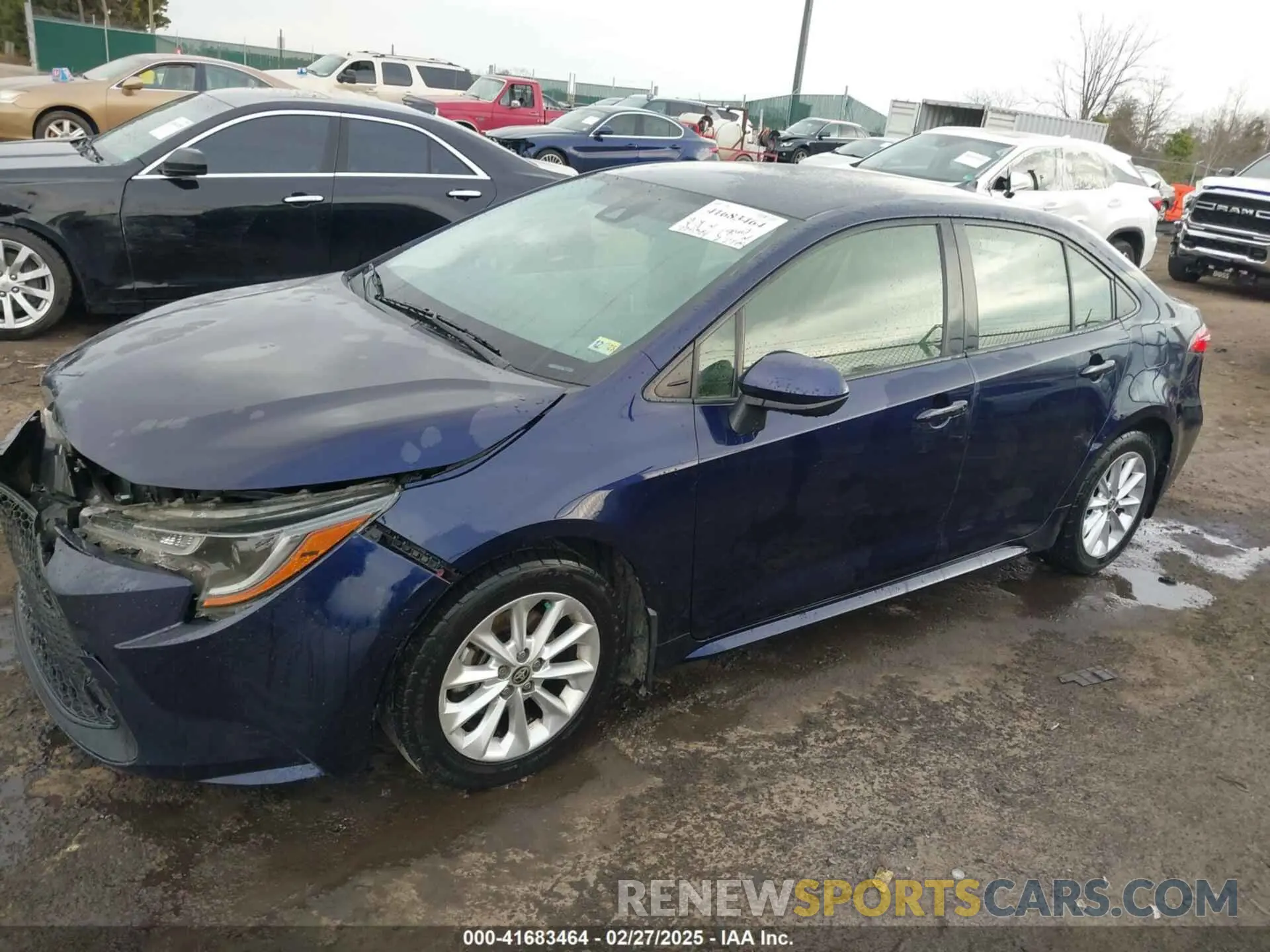 15 fotografías del automóvil dañado JTDVPMAE2MJ155121 TOYOTA COROLLA 2021