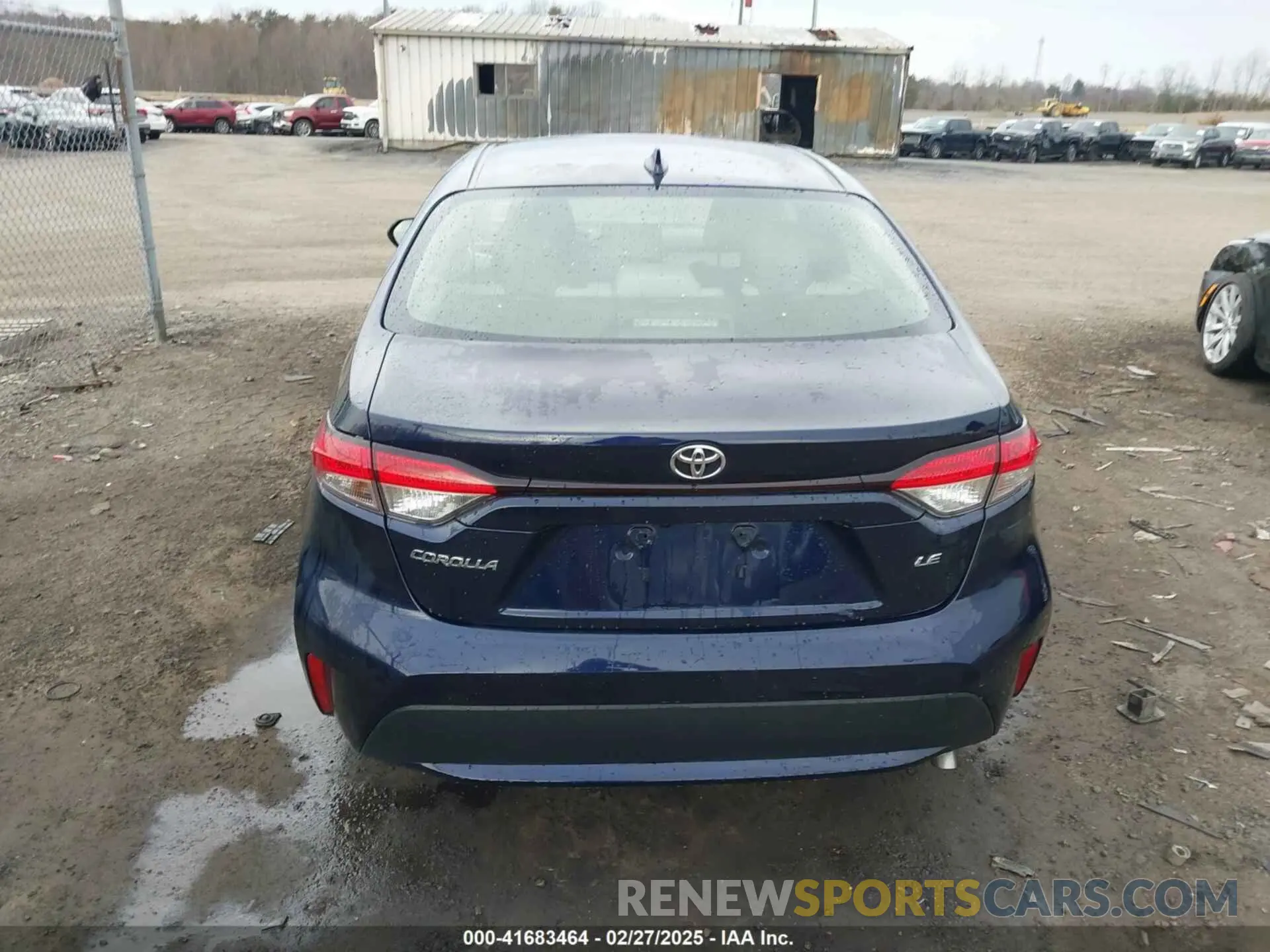 17 fotografías del automóvil dañado JTDVPMAE2MJ155121 TOYOTA COROLLA 2021