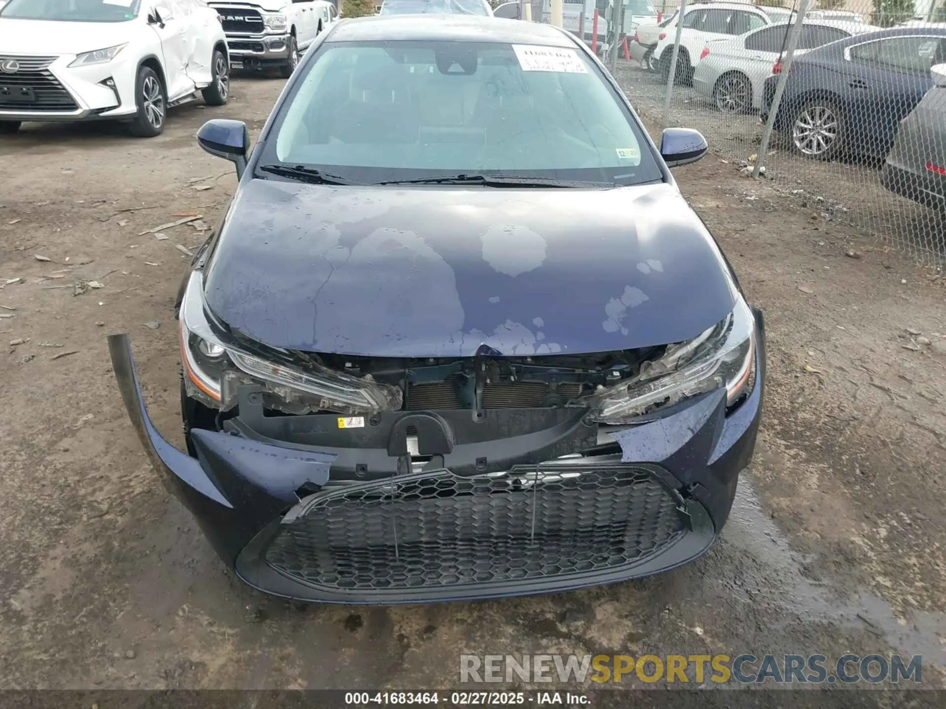 6 fotografías del automóvil dañado JTDVPMAE2MJ155121 TOYOTA COROLLA 2021