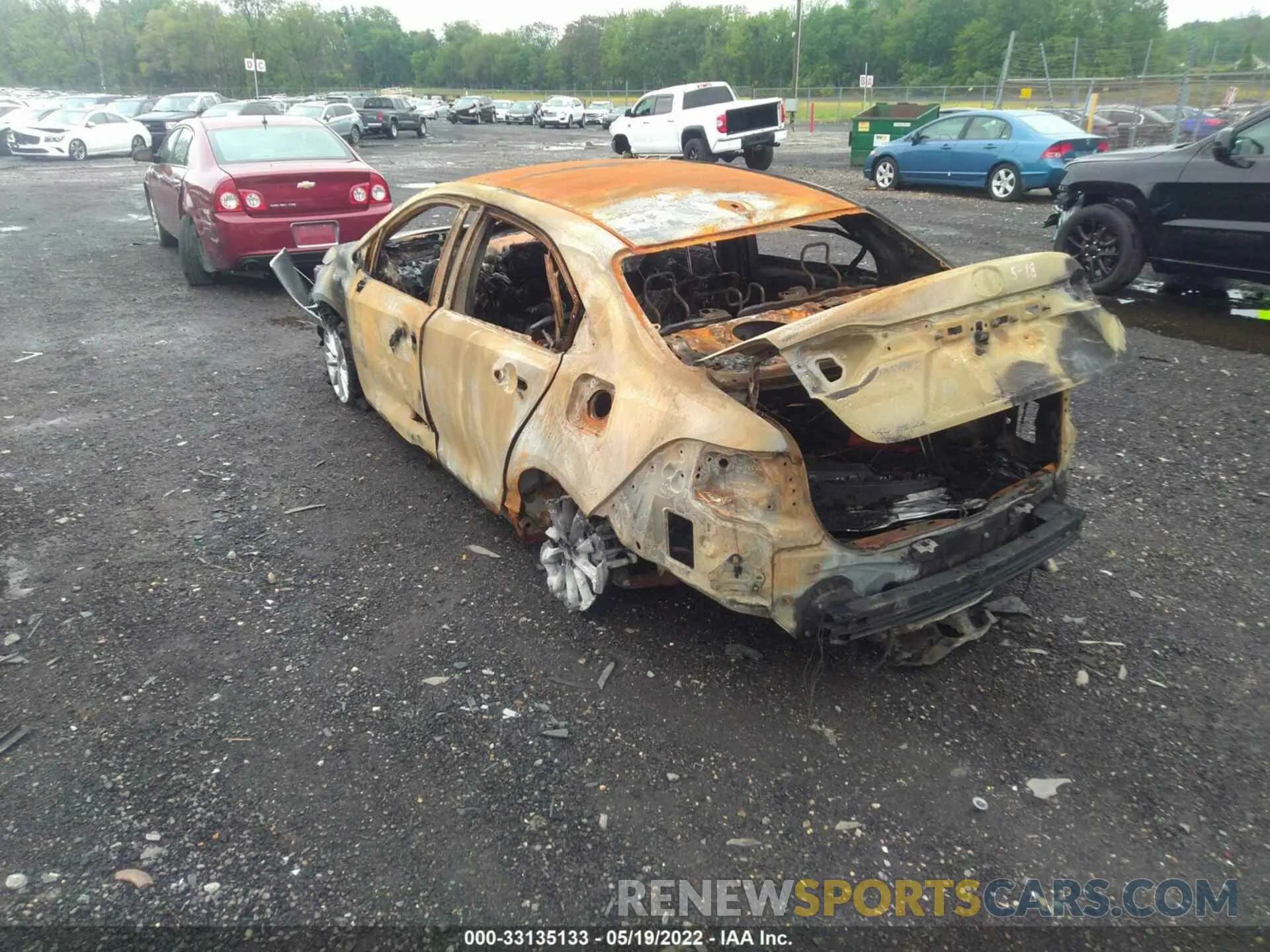 3 fotografías del automóvil dañado JTDVPMAE3MJ132401 TOYOTA COROLLA 2021
