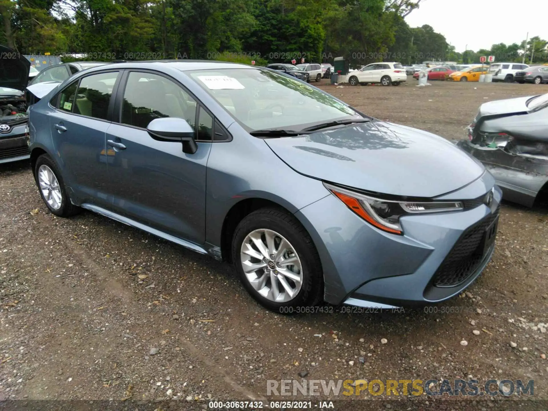 1 fotografías del automóvil dañado JTDVPMAE4MJ172728 TOYOTA COROLLA 2021
