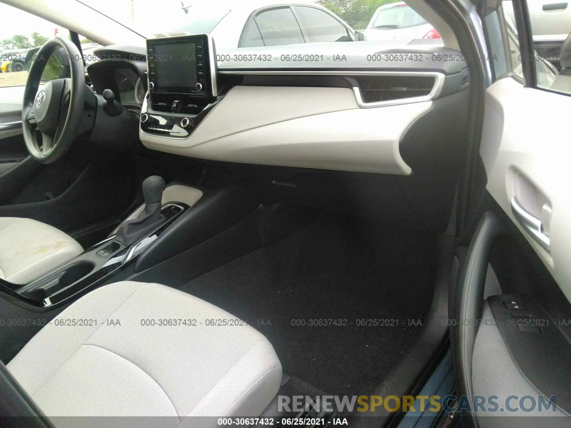 5 fotografías del automóvil dañado JTDVPMAE4MJ172728 TOYOTA COROLLA 2021