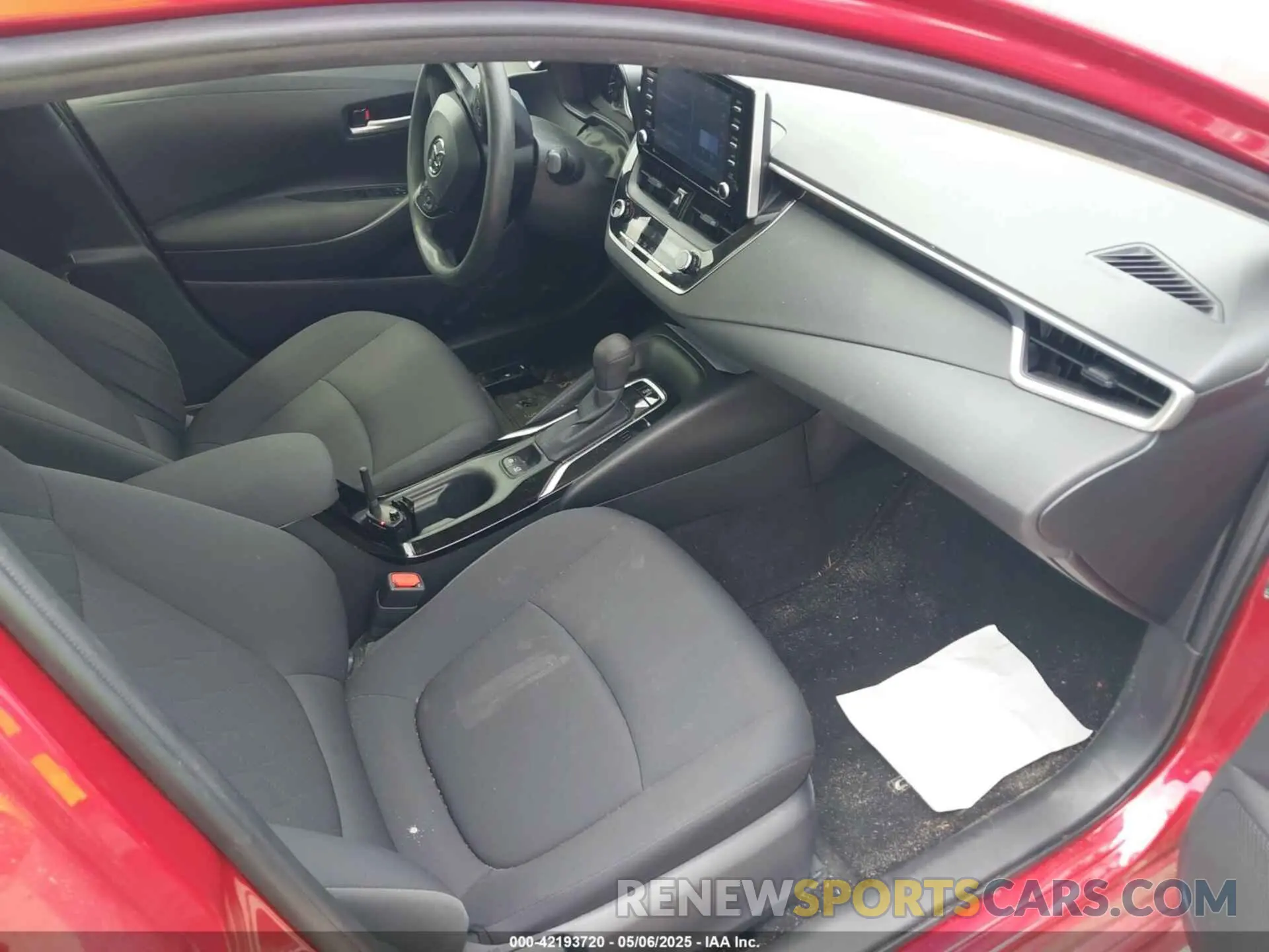 5 fotografías del automóvil dañado JTDVPMAE5MJ162757 TOYOTA COROLLA 2021