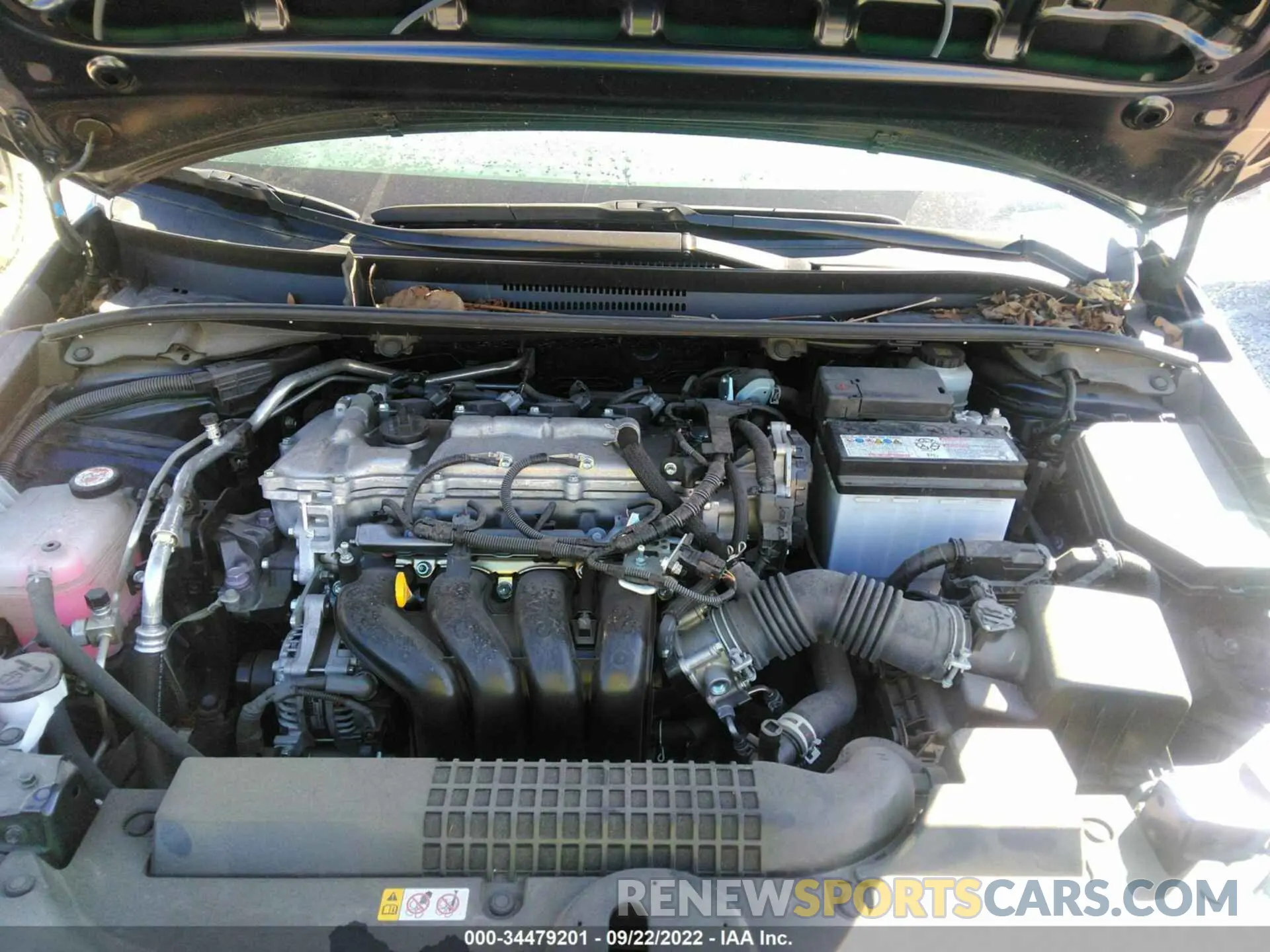 10 fotografías del automóvil dañado JTDVPMAE6MJ128777 TOYOTA COROLLA 2021