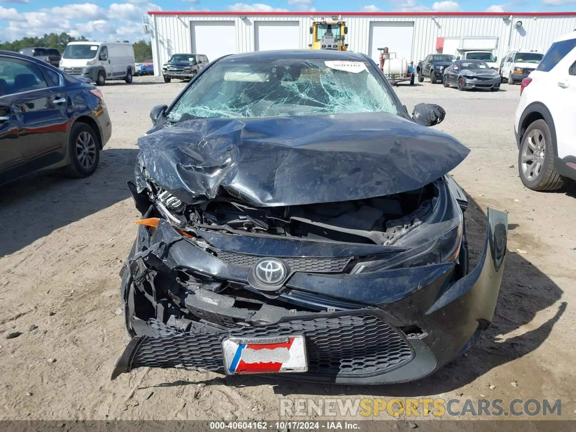 12 fotografías del automóvil dañado JTDVPMAE6MJ134398 TOYOTA COROLLA 2021