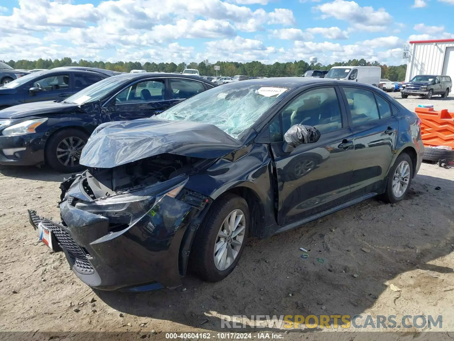 2 fotografías del automóvil dañado JTDVPMAE6MJ134398 TOYOTA COROLLA 2021