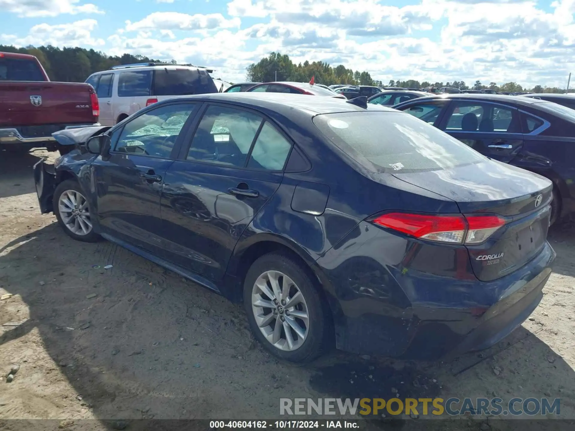 3 fotografías del automóvil dañado JTDVPMAE6MJ134398 TOYOTA COROLLA 2021