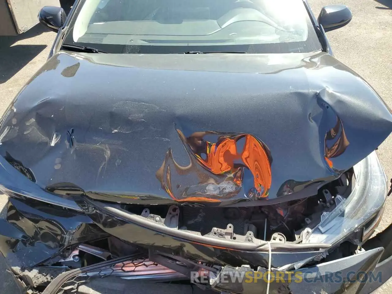 12 fotografías del automóvil dañado JTDVPMAE7MJ174067 TOYOTA COROLLA 2021