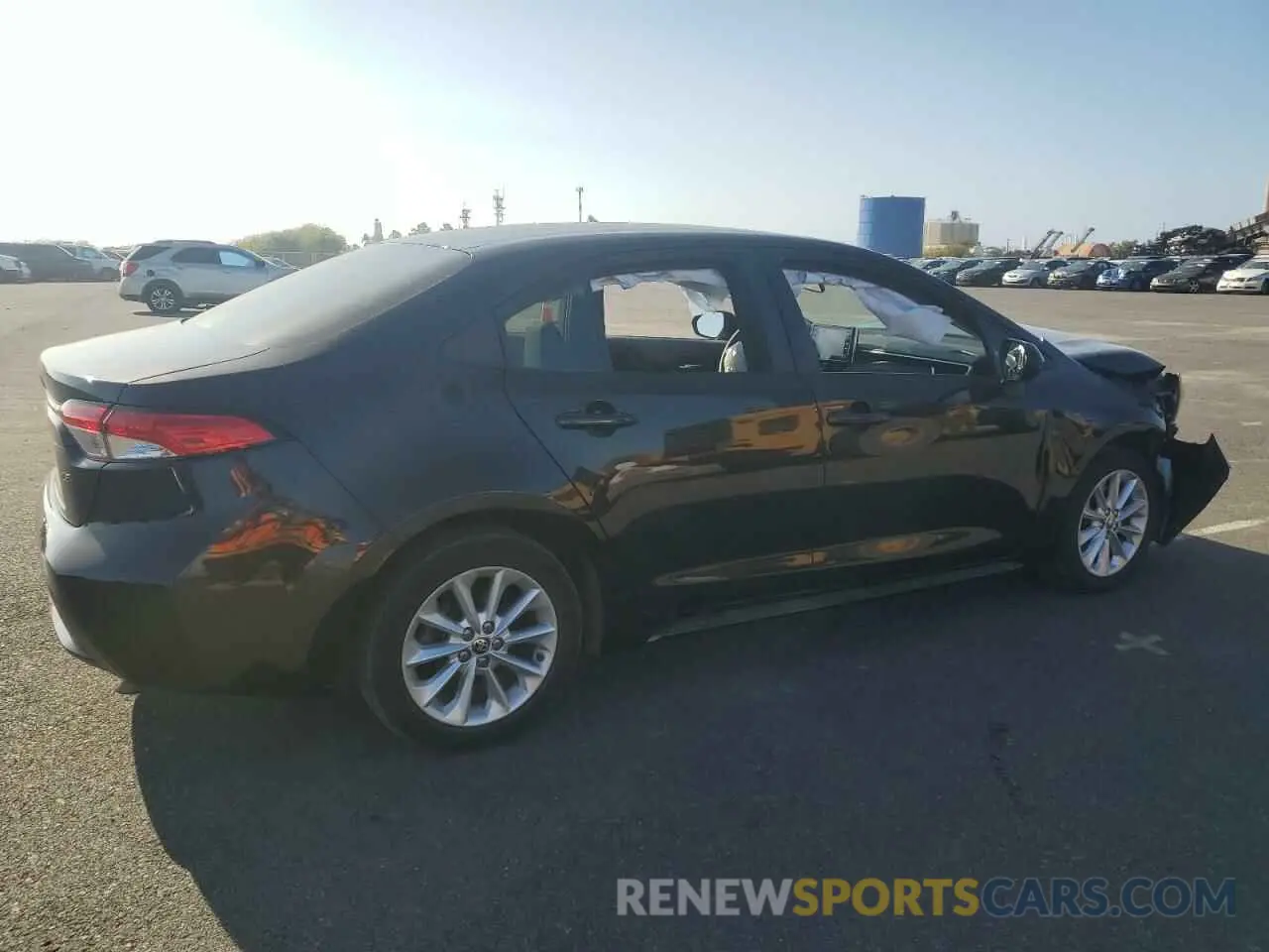 3 fotografías del automóvil dañado JTDVPMAE7MJ174067 TOYOTA COROLLA 2021