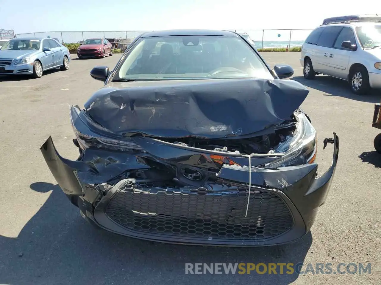 5 fotografías del automóvil dañado JTDVPMAE7MJ174067 TOYOTA COROLLA 2021