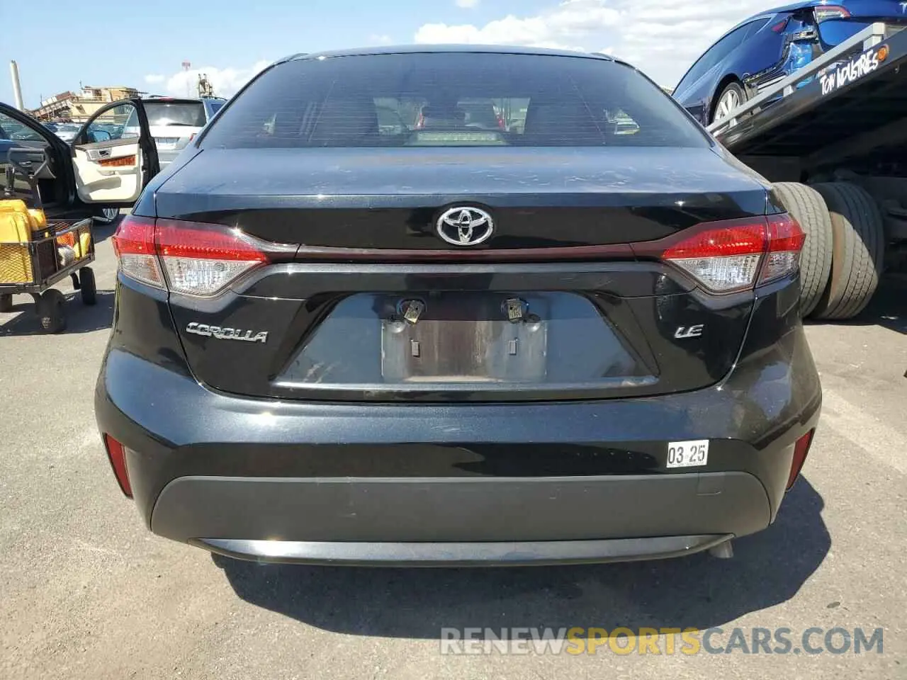 6 fotografías del automóvil dañado JTDVPMAE7MJ174067 TOYOTA COROLLA 2021