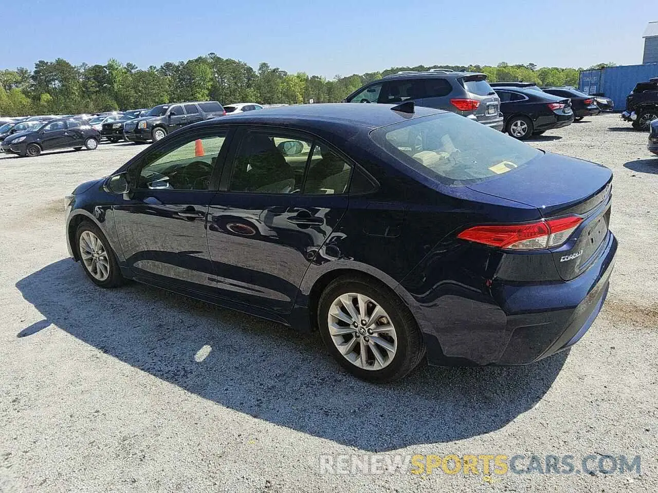 2 fotografías del automóvil dañado JTDVPMAE9MJ122648 TOYOTA COROLLA 2021