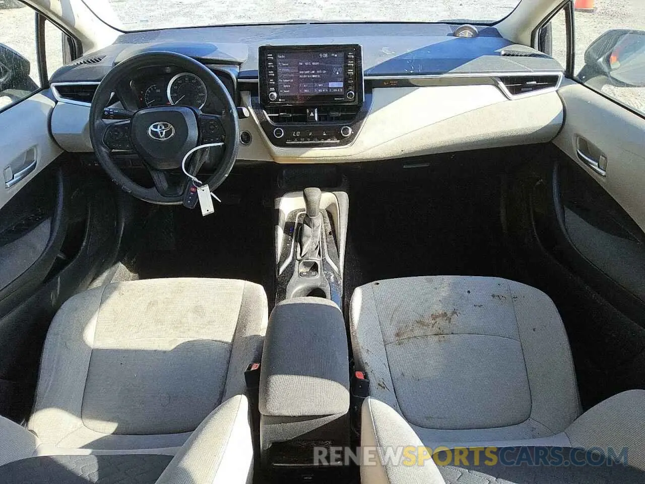 8 fotografías del automóvil dañado JTDVPMAE9MJ122648 TOYOTA COROLLA 2021