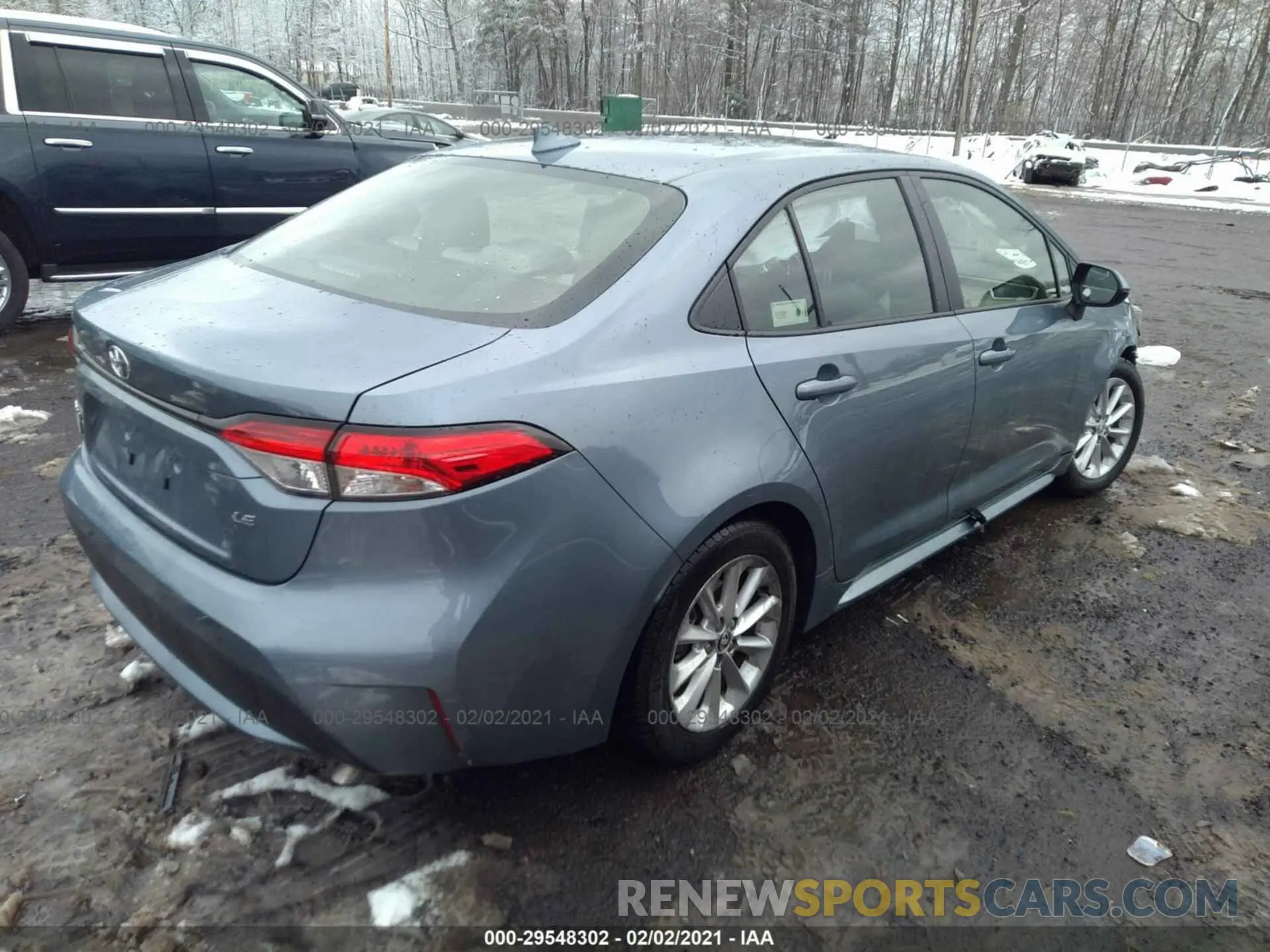 4 fotografías del automóvil dañado JTDVPMAE9MJ128210 TOYOTA COROLLA 2021