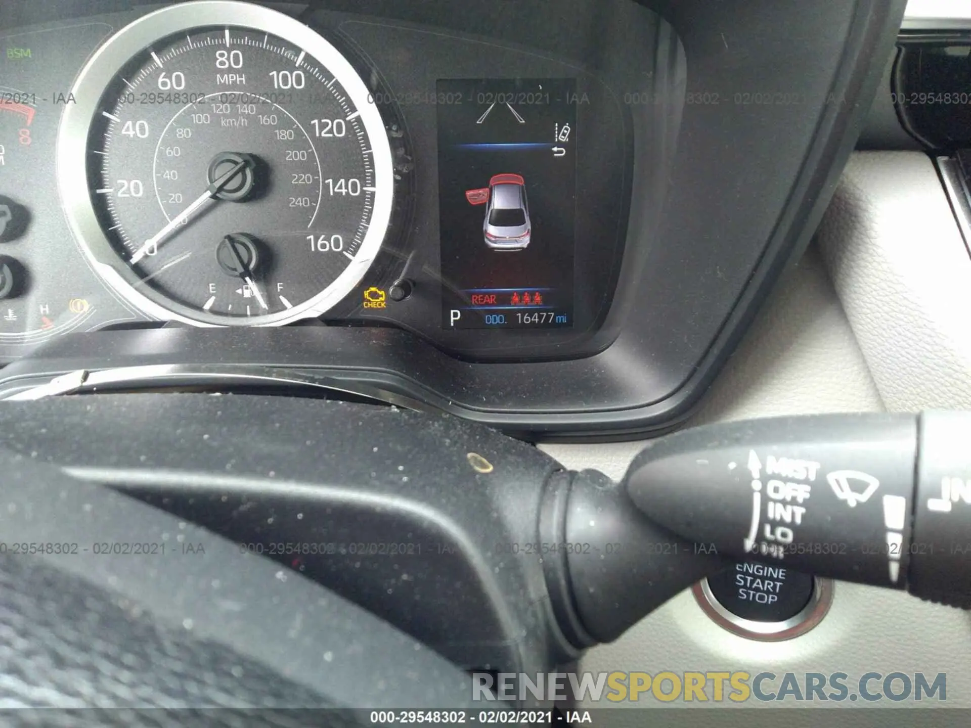 7 fotografías del automóvil dañado JTDVPMAE9MJ128210 TOYOTA COROLLA 2021