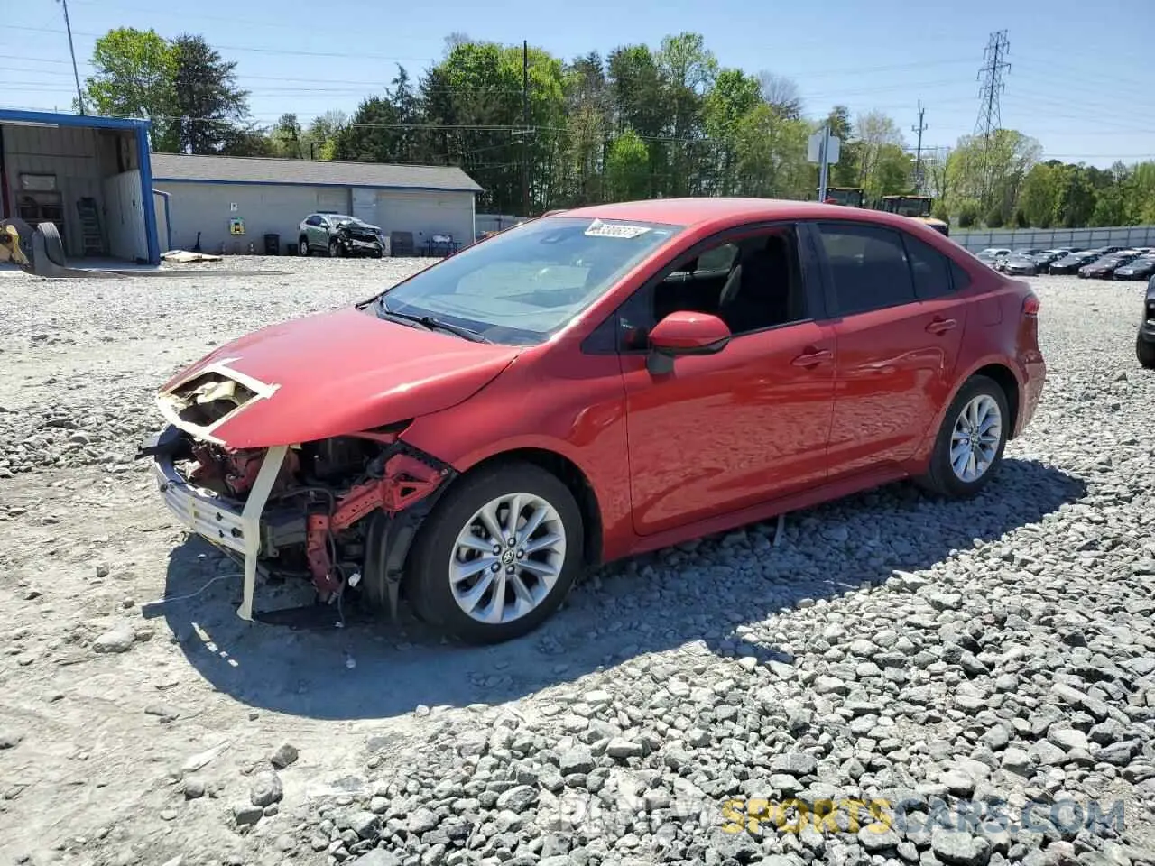 1 fotografías del automóvil dañado JTDVPMAE9MJ134296 TOYOTA COROLLA 2021