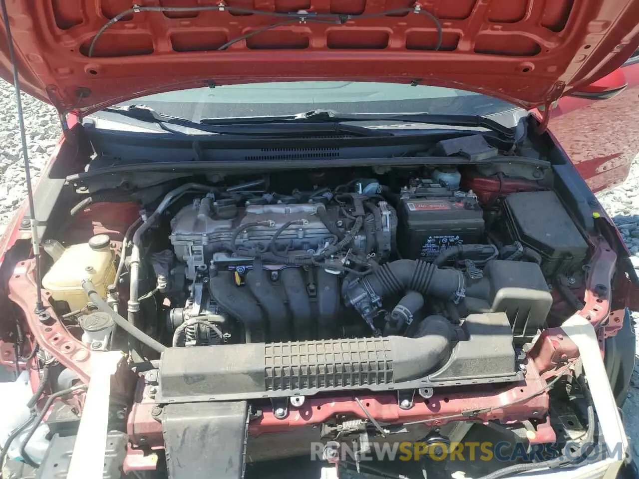 11 fotografías del automóvil dañado JTDVPMAE9MJ134296 TOYOTA COROLLA 2021