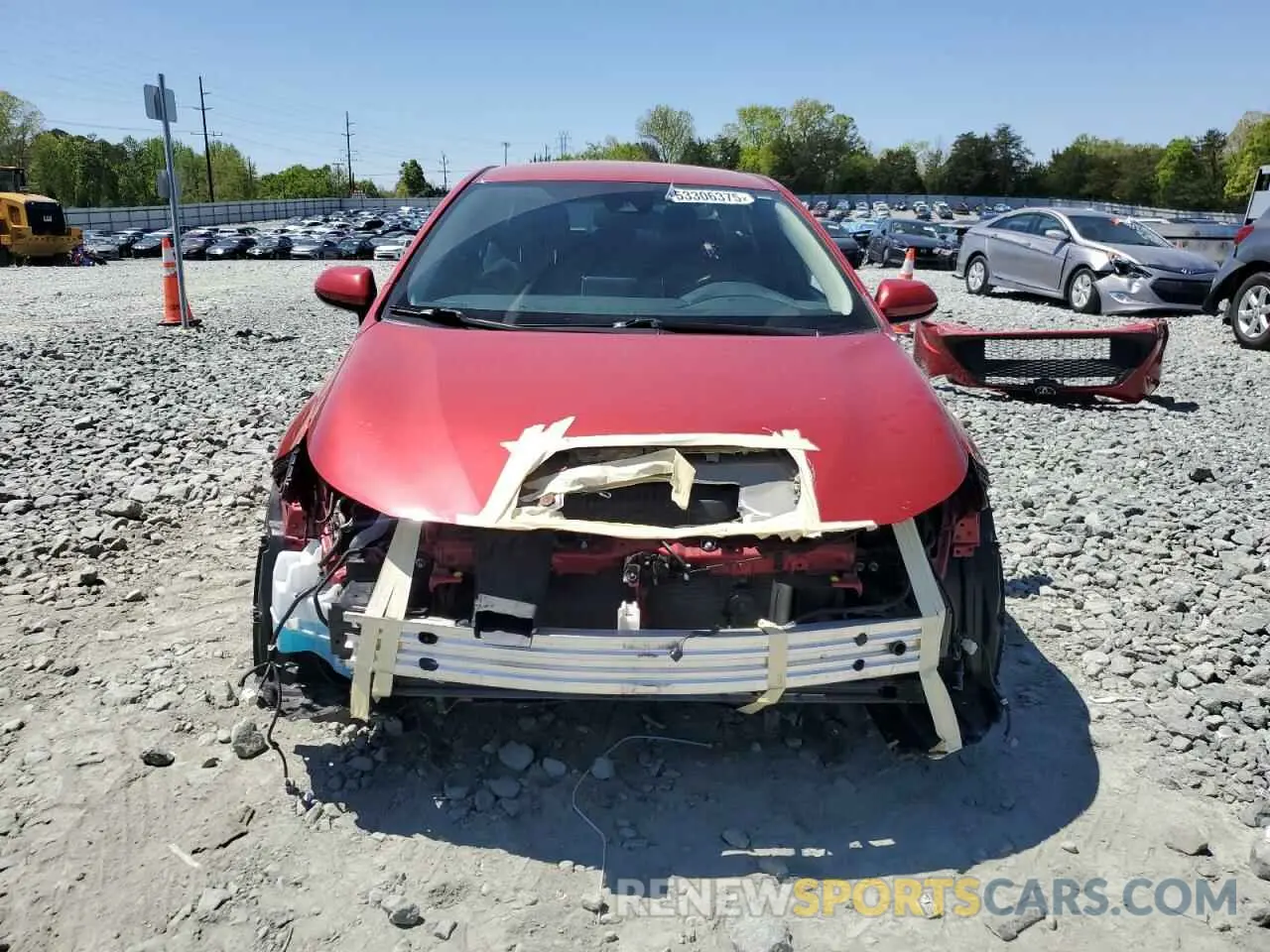 5 fotografías del automóvil dañado JTDVPMAE9MJ134296 TOYOTA COROLLA 2021