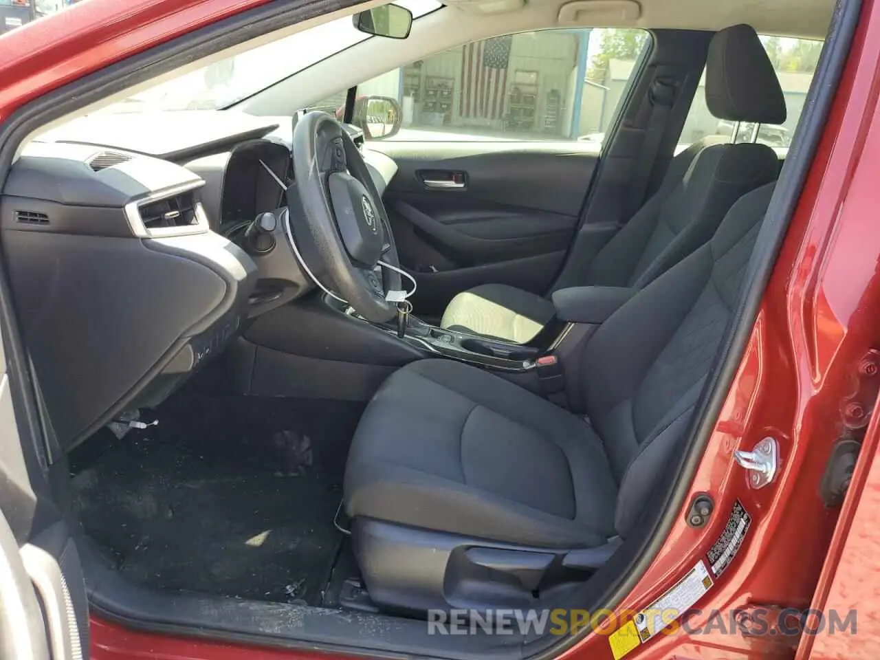 7 fotografías del automóvil dañado JTDVPMAE9MJ134296 TOYOTA COROLLA 2021
