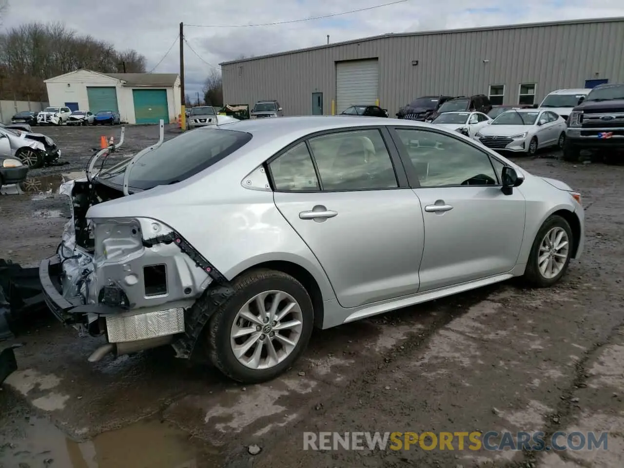 3 fotografías del automóvil dañado JTDVPMAEXMJ139703 TOYOTA COROLLA 2021