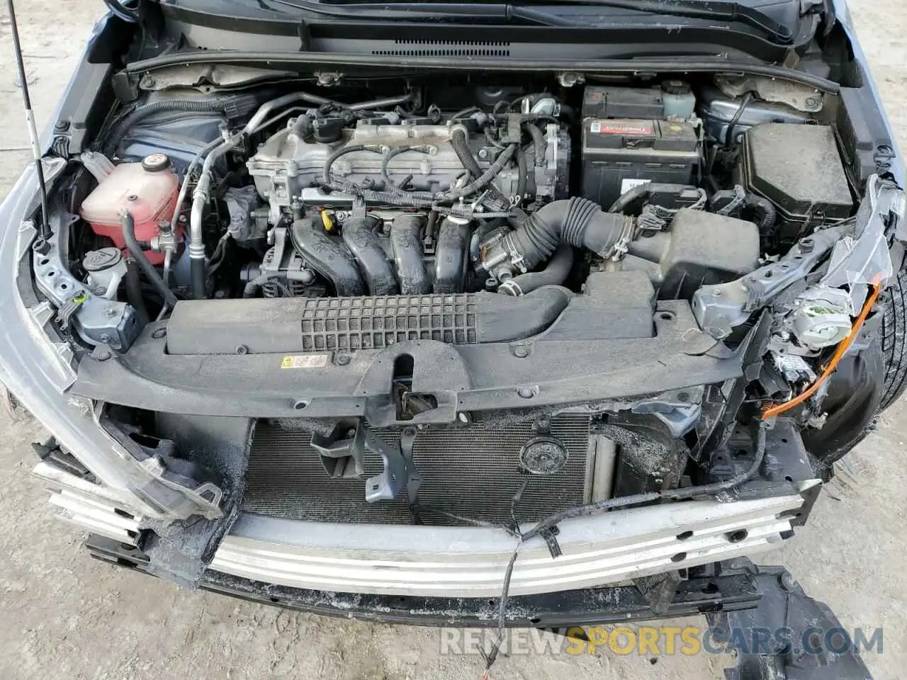 11 fotografías del automóvil dañado JTDVPMAEXMJ142424 TOYOTA COROLLA 2021