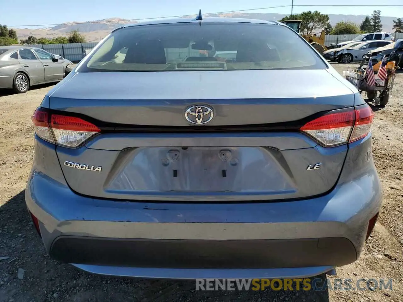 6 fotografías del automóvil dañado JTDVPMAEXMJ159983 TOYOTA COROLLA 2021