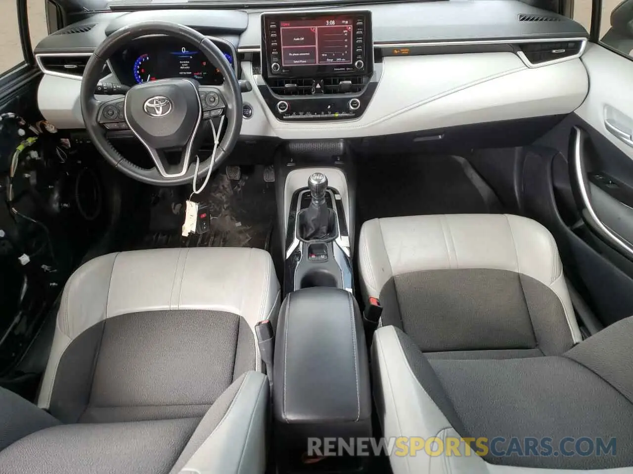 8 fotografías del automóvil dañado JTNA4MBE1M3107261 TOYOTA COROLLA 2021