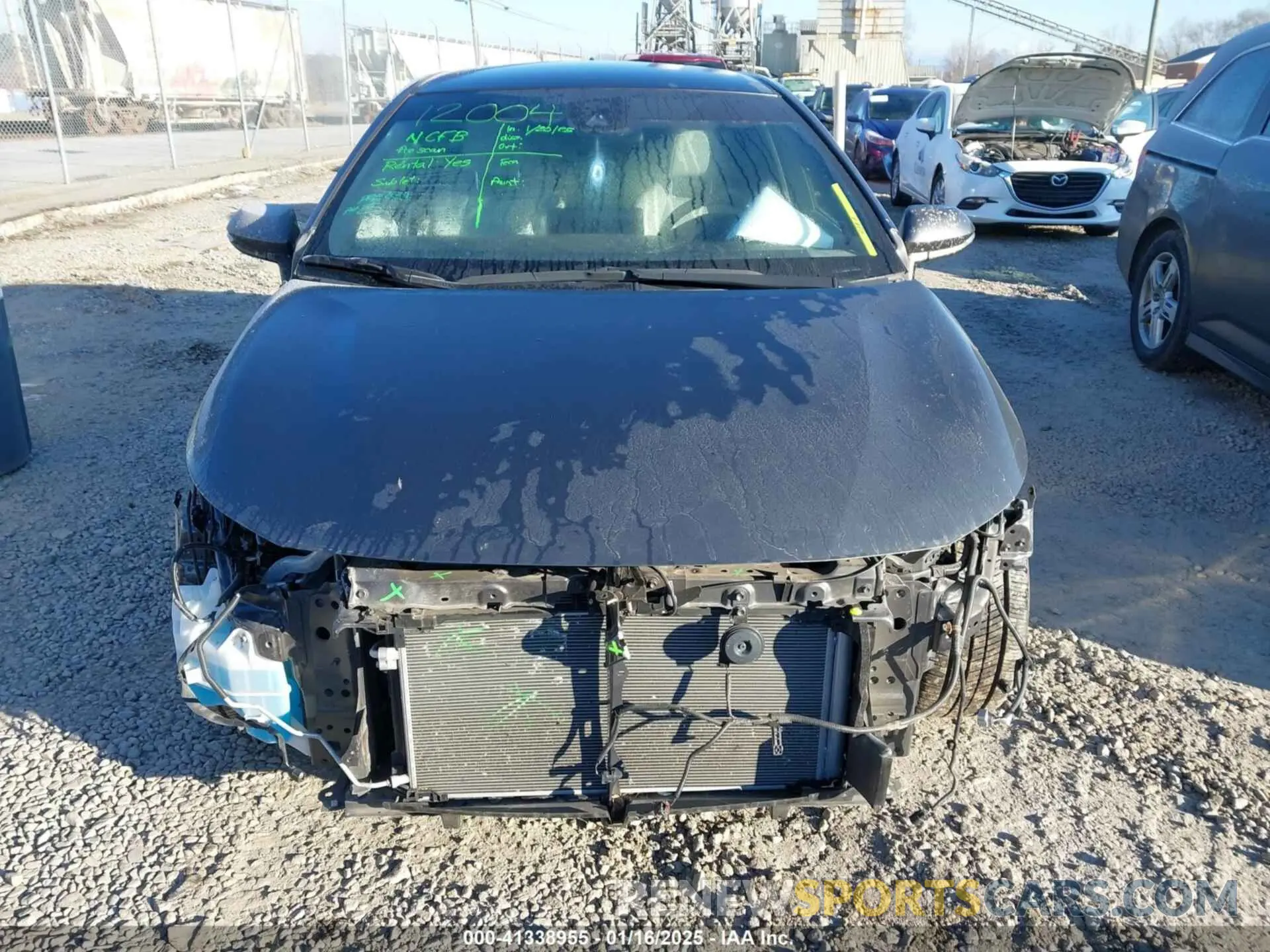 13 fotografías del automóvil dañado JTNA4MBE2M3140995 TOYOTA COROLLA 2021