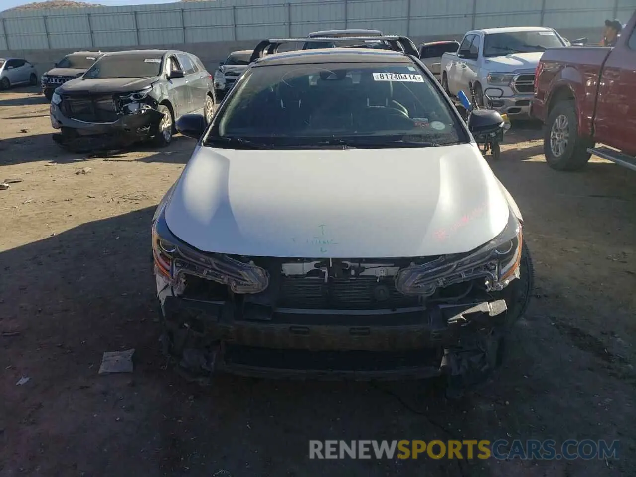 5 fotografías del automóvil dañado JTNA4MBE3M3118326 TOYOTA COROLLA 2021
