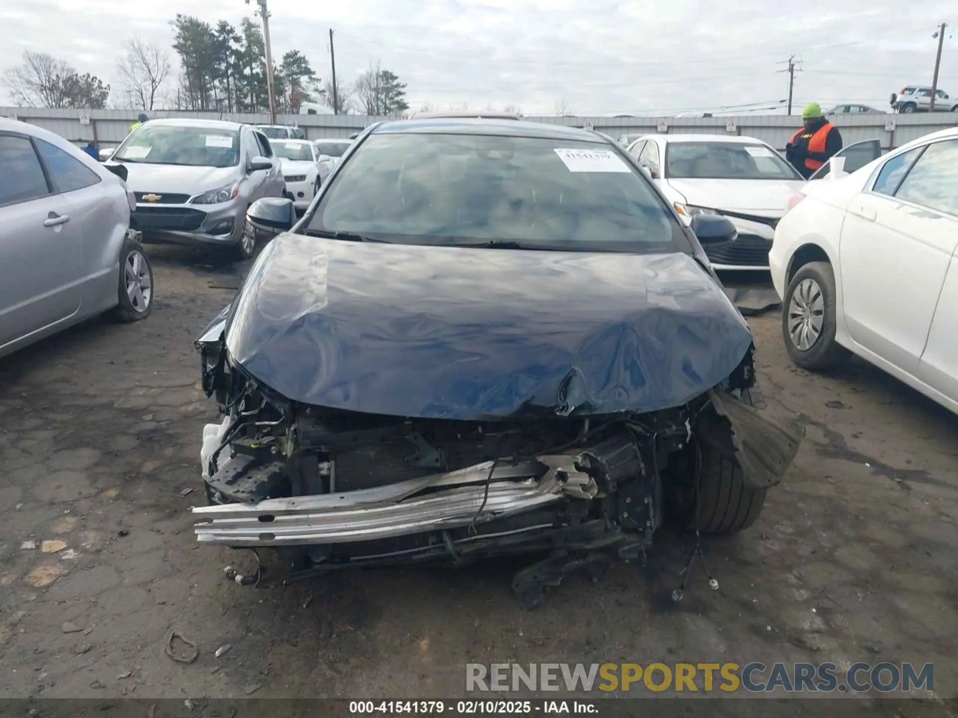 12 fotografías del automóvil dañado JTNA4MBE5M3106405 TOYOTA COROLLA 2021