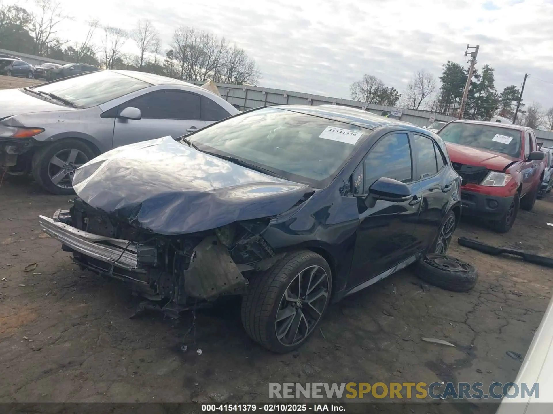 2 fotografías del automóvil dañado JTNA4MBE5M3106405 TOYOTA COROLLA 2021