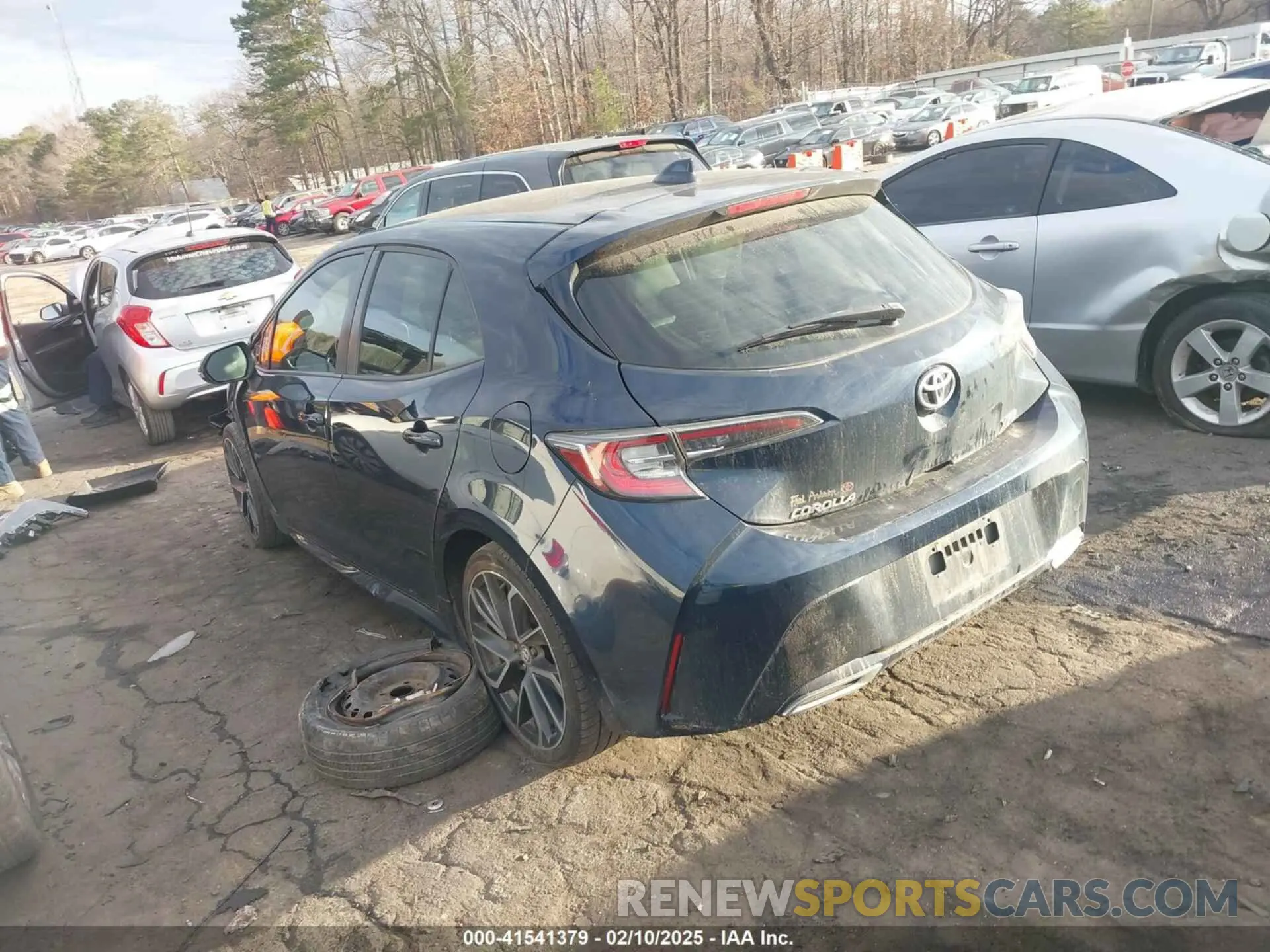 3 fotografías del automóvil dañado JTNA4MBE5M3106405 TOYOTA COROLLA 2021