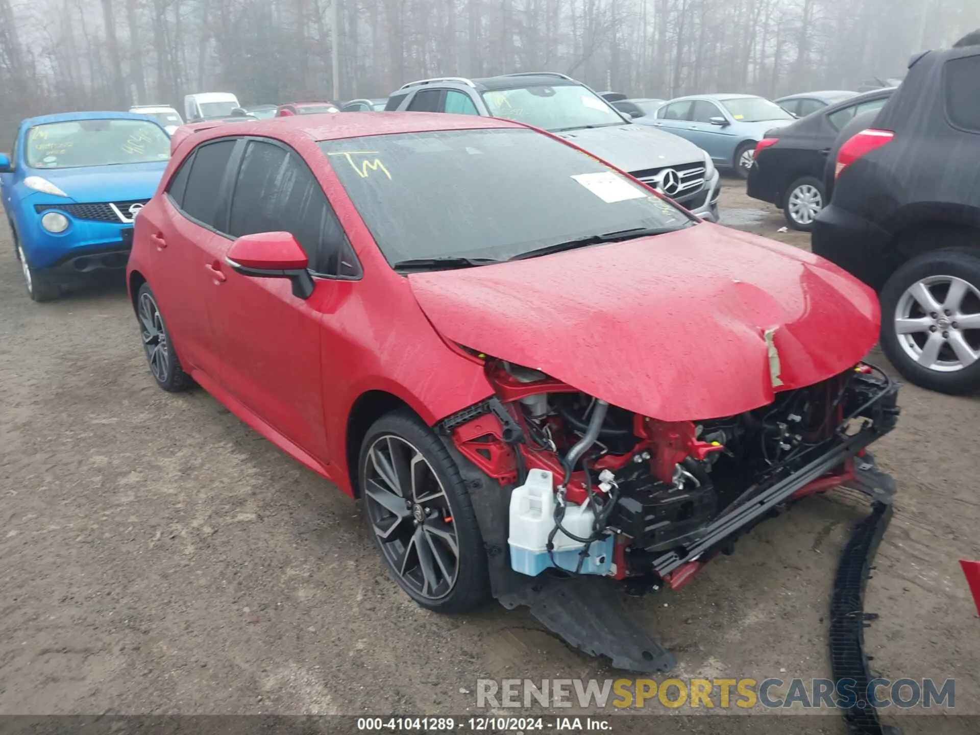 1 fotografías del automóvil dañado JTNA4MBE7M3130897 TOYOTA COROLLA 2021