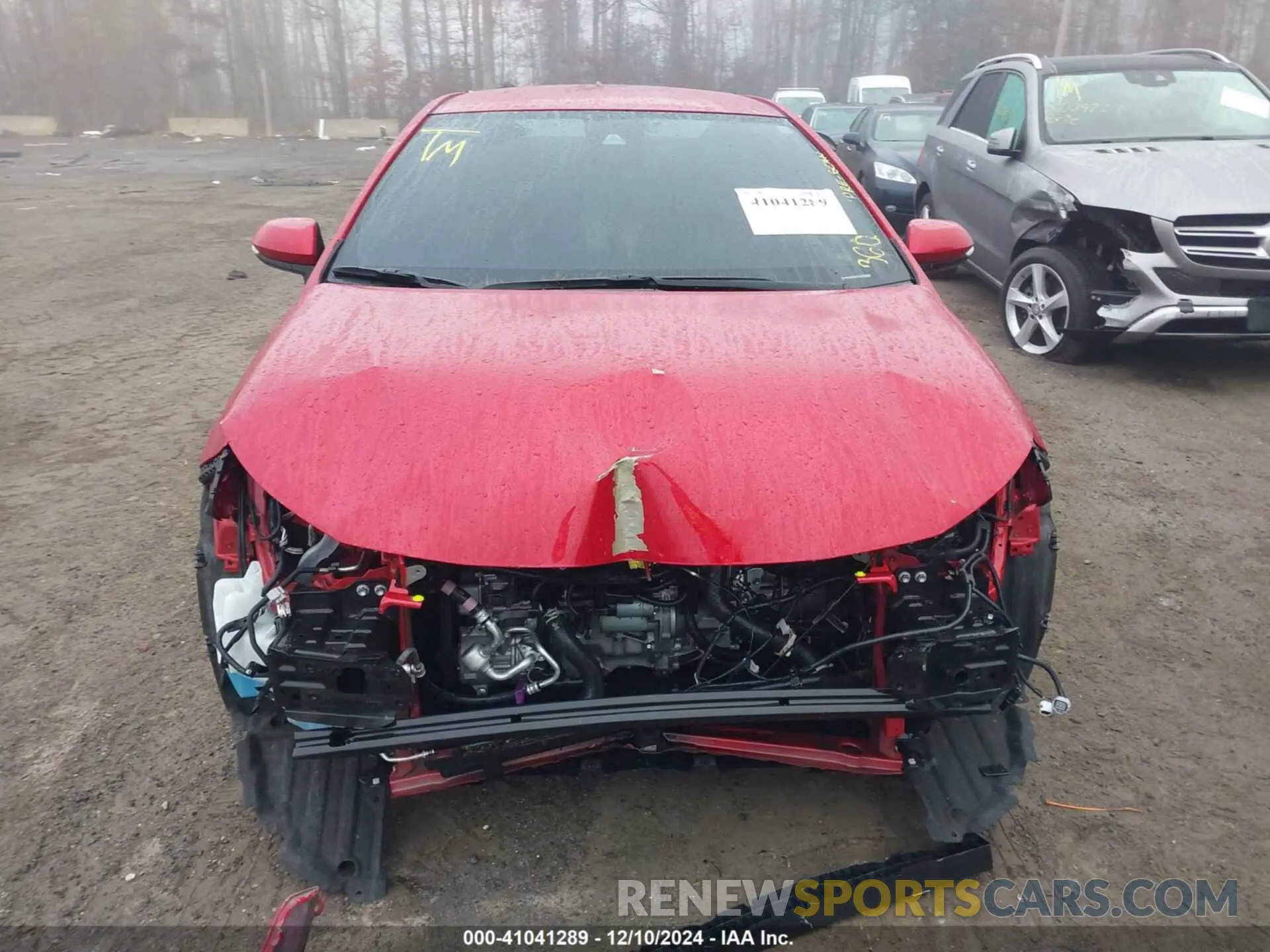 12 fotografías del automóvil dañado JTNA4MBE7M3130897 TOYOTA COROLLA 2021